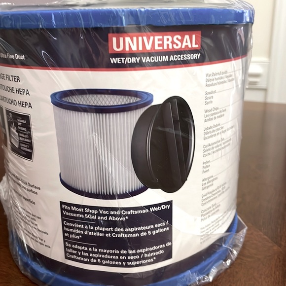 Project Source Other - Universal Wet/Dry HEPA Vacuum Filter, new